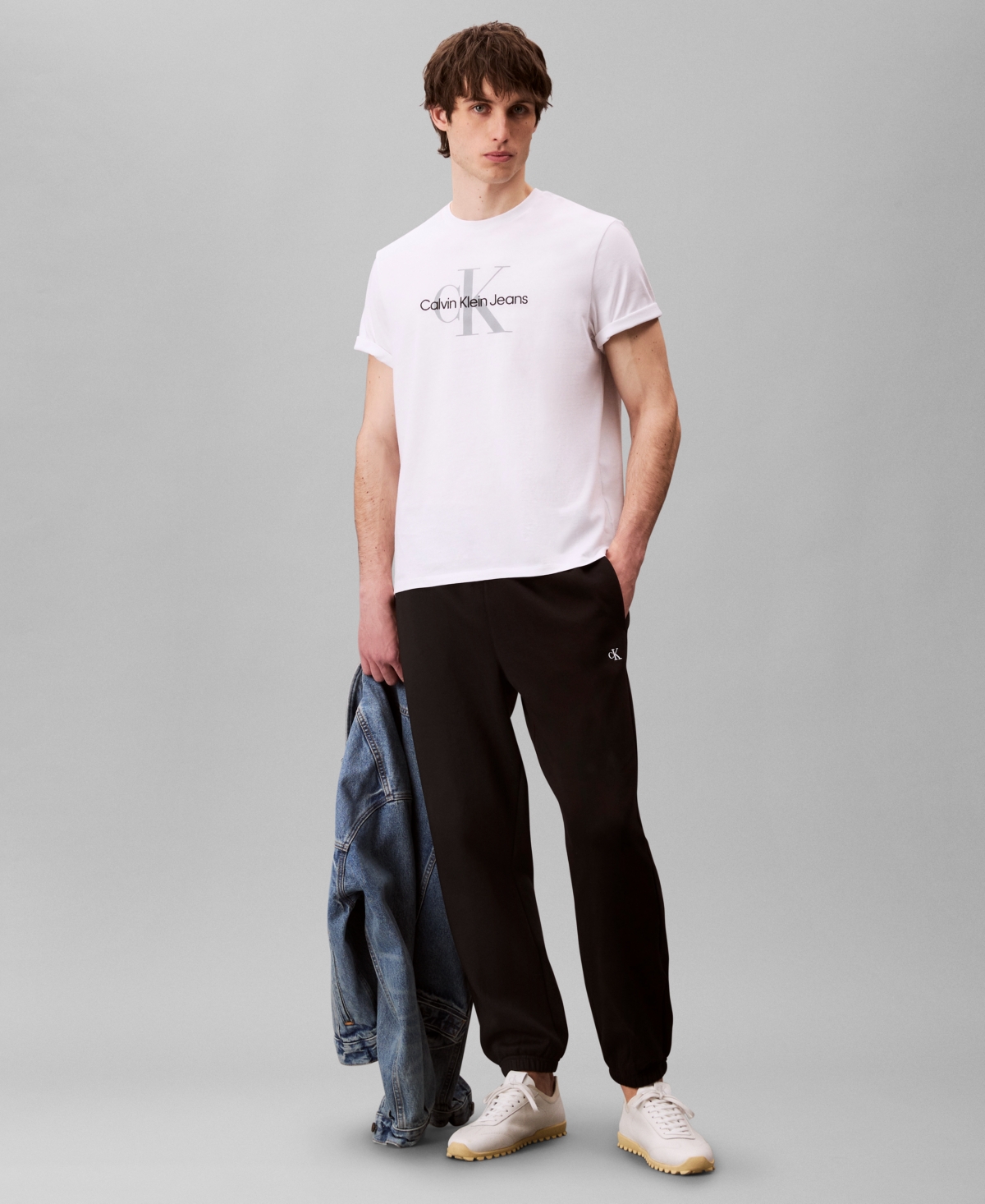 Calvin Klein Men's Archive Logo Regular Fit Joggers
