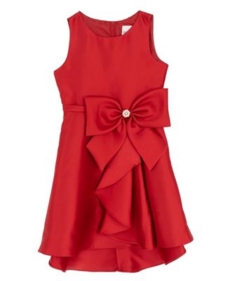 Girls' 7-16 Sleeveless Hi-Low Dress