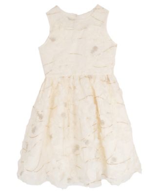 Girls' 7-16 Round Neck Dress and jacket, 2-Piece Set