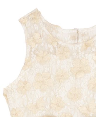 Girls' 7-16 Soutache Illusion Bodice Dress