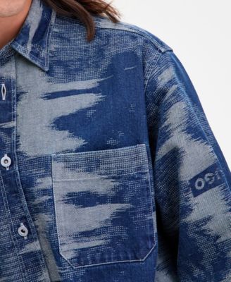 Men's Ebalto Denim Jacquard HUGO Jacket