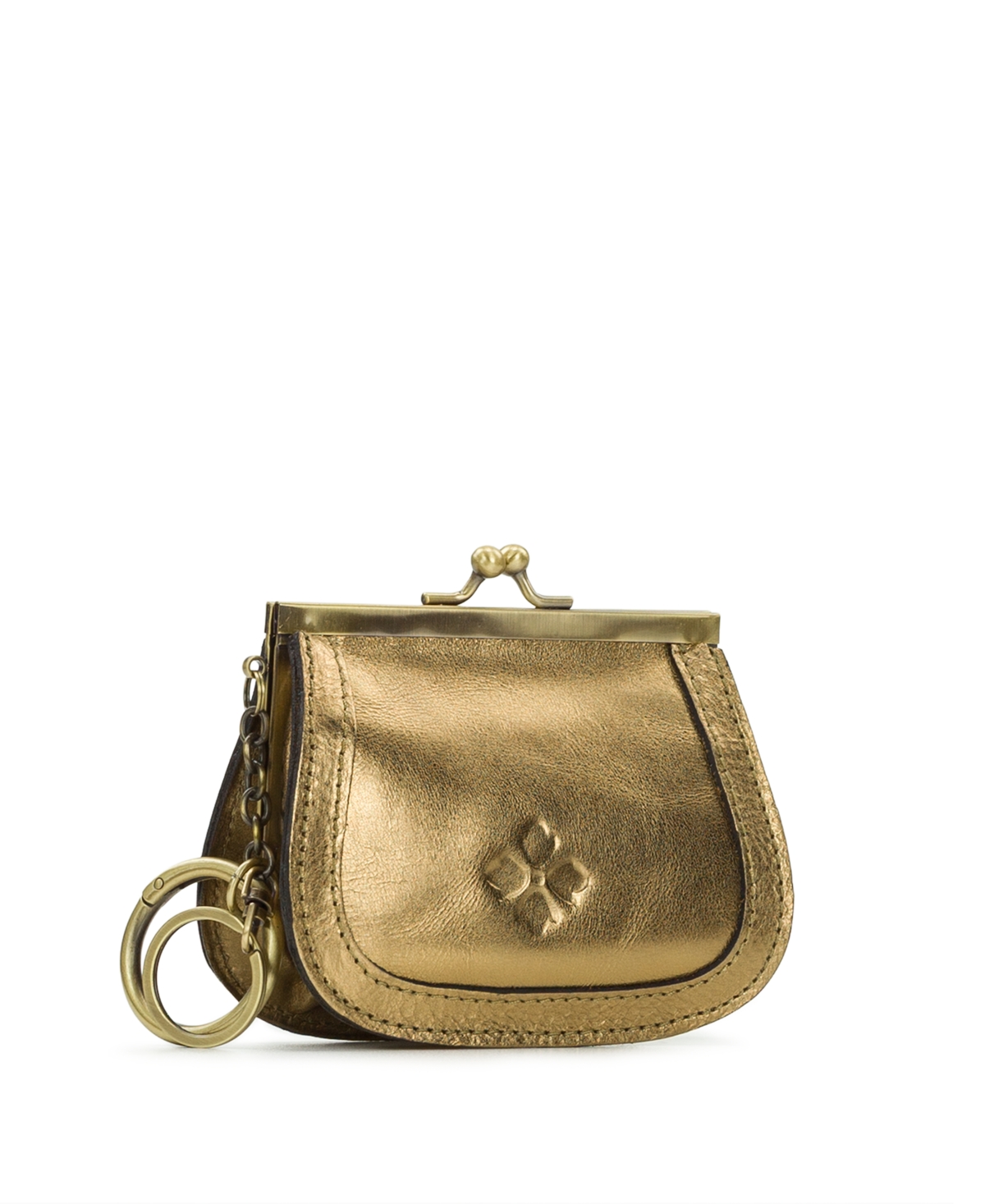 Patricia Nash Bella Boxed Coin Case In Gold