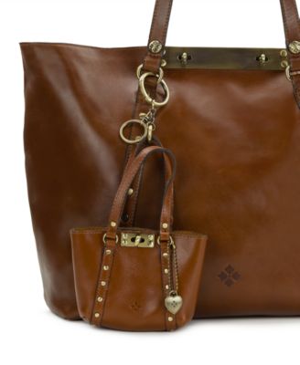 Micro Benvenuto Leather Tote Bag Charm