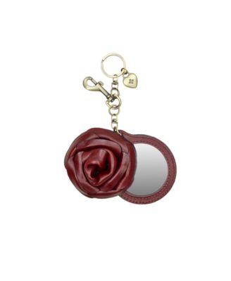Rose Mirror Bag Charm
