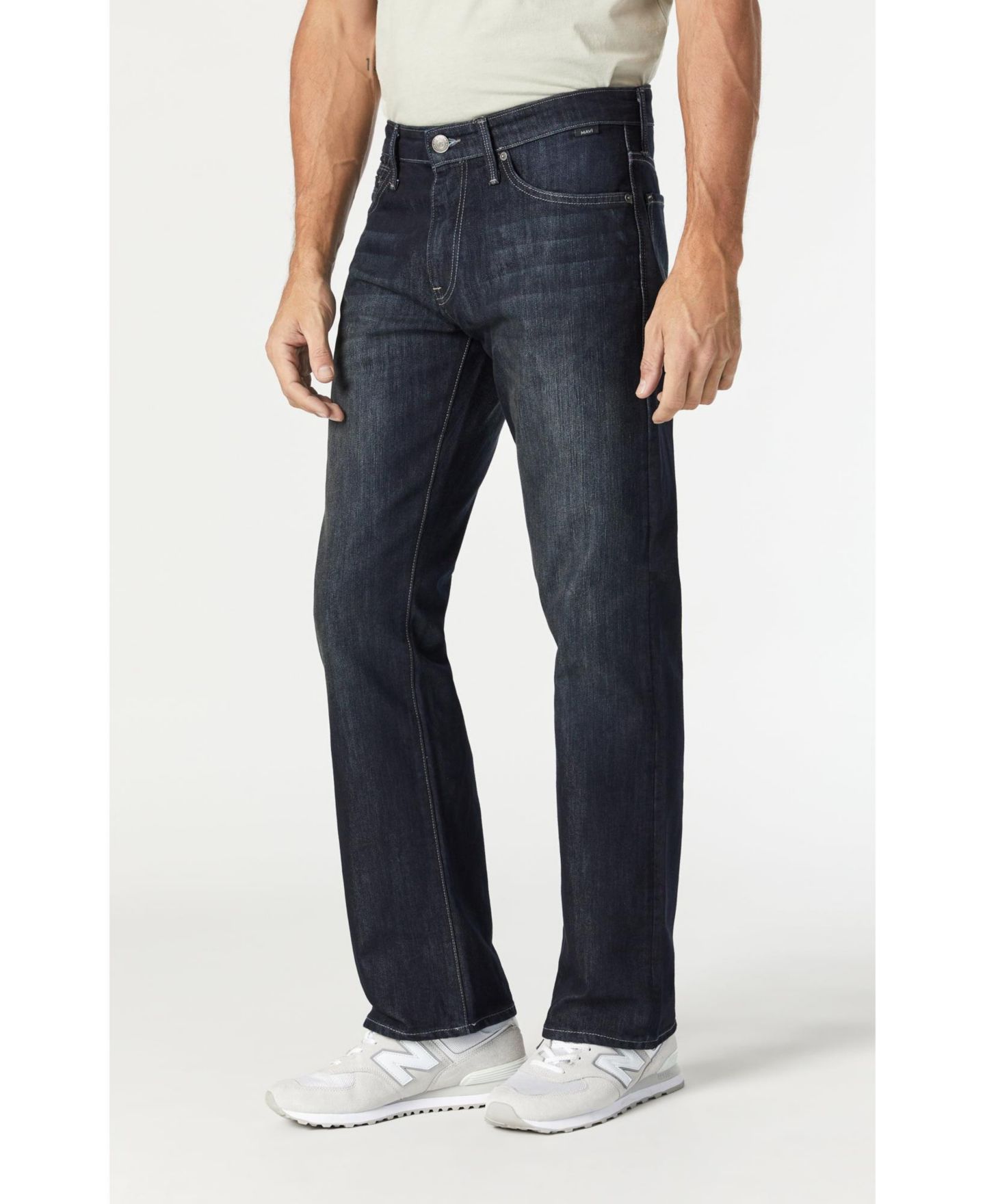 Мужские джинсы Mavi Jeans Mavi Josh Bootcut In Deep Stanford, цвет: Глубокий синий — фото 2