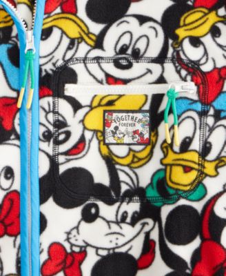 Unisex Mickey Mouse & Friends Full-Zip Fleece Jacket, Macy's Exclusive