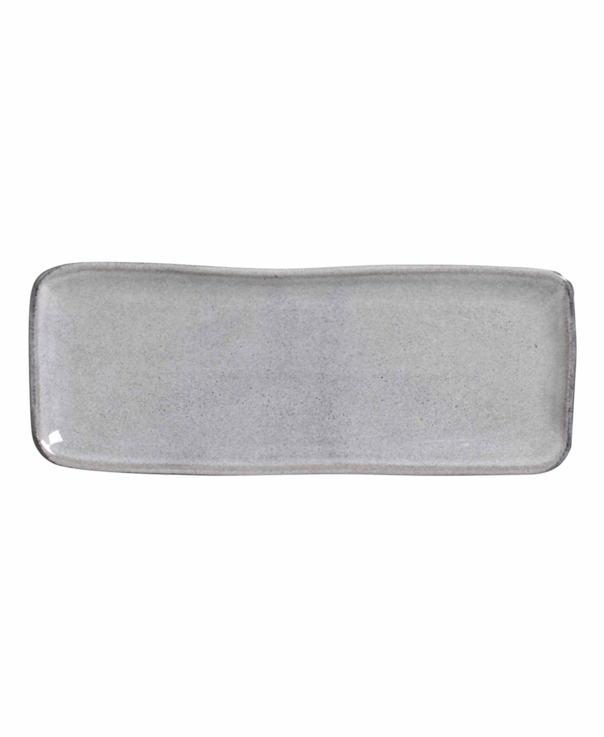 Porto Brasil Rectangular Platter Medium Set Of 4 In Gray