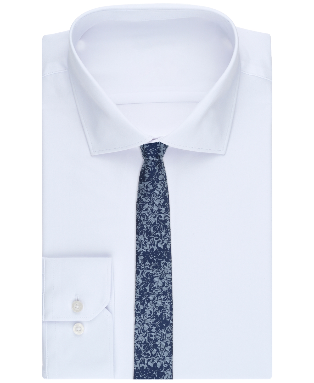 Bar Iii Men's Camden Floral Tie, Macy's Exclusive In Blue