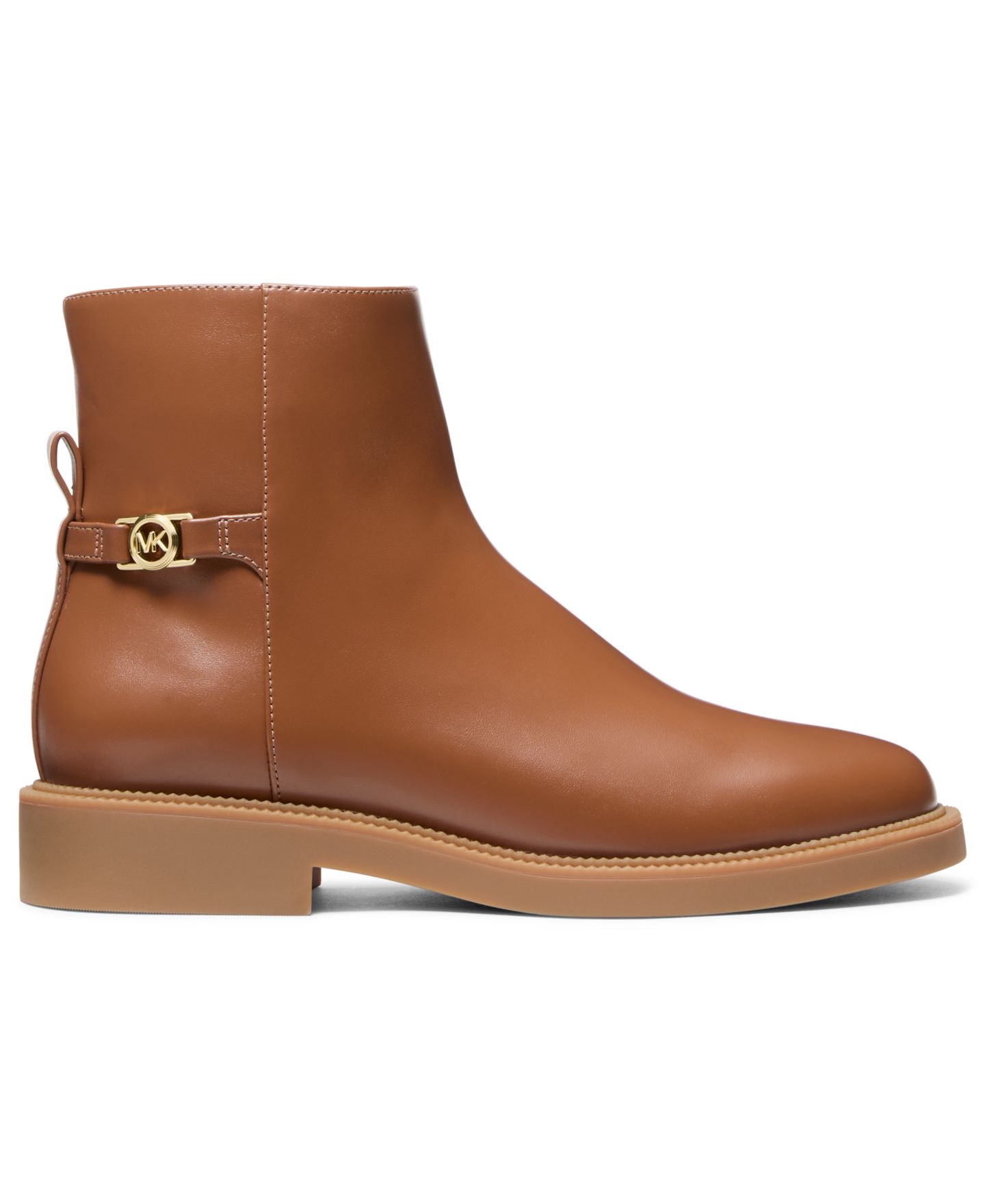 Женские ботинки Michael Kors Mandy Block Heel Booties, цвет: Светло-коричневый — фото 2