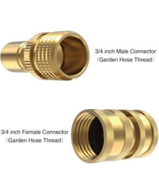 Heavy Duty Garden Hose Quick Connect Fittings 2-Pack