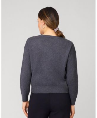 Women's Cropped Bow Sweater