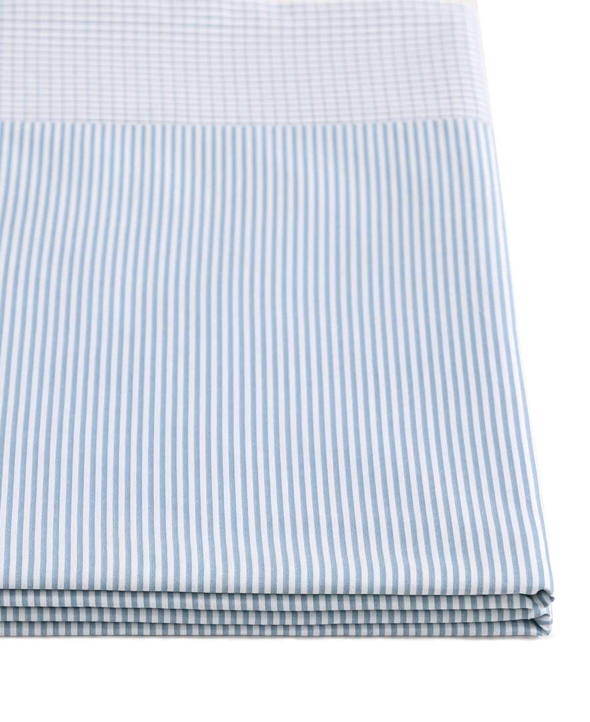 Tommy Hilfiger Williamstown Stripe Contrast Hem 200-Thread Count Cotton -Pc. Sheet Set