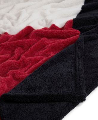 Iconic Flag Sherpa Throw, 70" x 50"