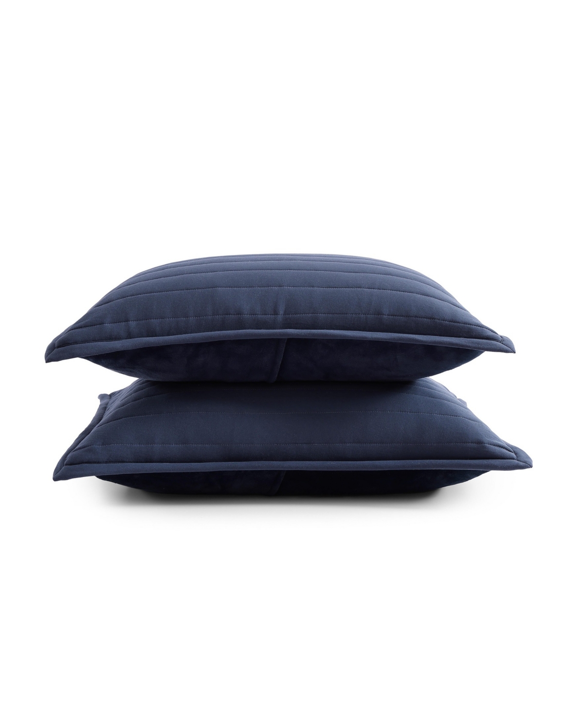 Tommy Hilfiger Classic Comfort Flannel Quilt Set In Blue