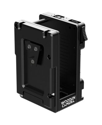 Dual Battery Plate Cradle for Teradek Bolt LT Transmitter, V-Mount to Gold Mount