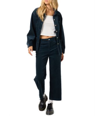 Juniors' Langford Corduroy Mid-Rise Pants