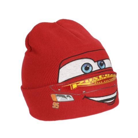 Мужская шапка Cars Lightning Mcqueen Face Cuff Beanie