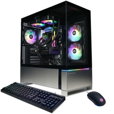 Gamer Supreme Liquid Cooled Gaming Desktop Computer, Intel Core Ultra 7 265KF 3.9GHz, 32GB RAM, 2TB SSD, AMD Radeon RX 9060 XT 16GB,