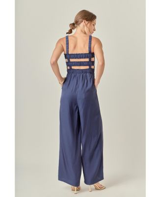 Women's Elastic Strap Detail Jumpsuit
