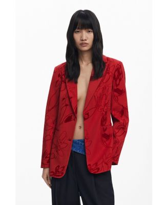 Women's Blazer with velvet details