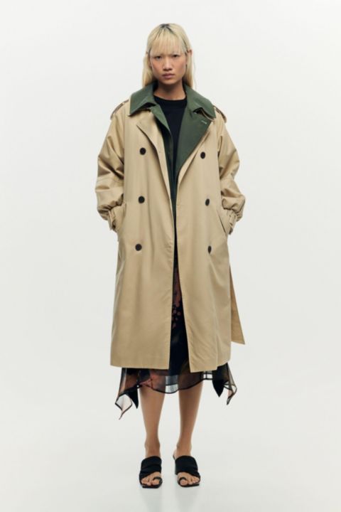 Женские куртки Desigual Double-lapel trench coat