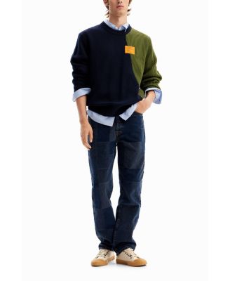 Men's Two-tone combination jumper