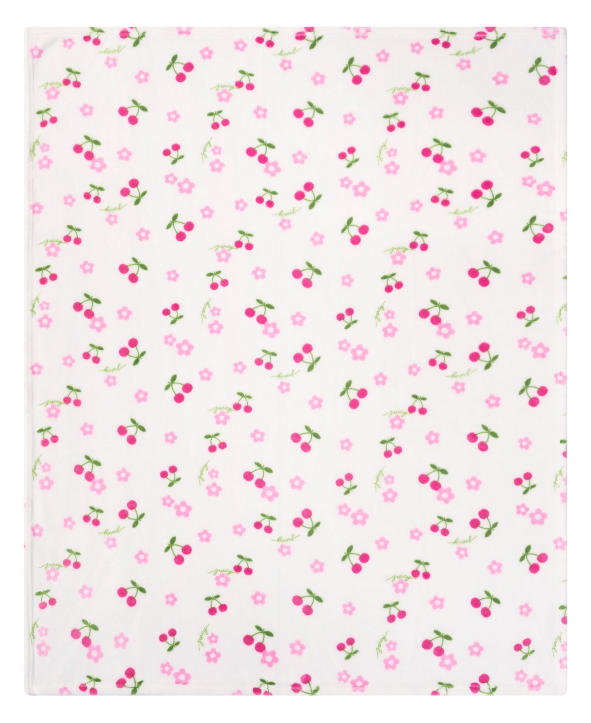 Juicy Couture Baby Plush Throw Blankets, 40" X 50" In Multi