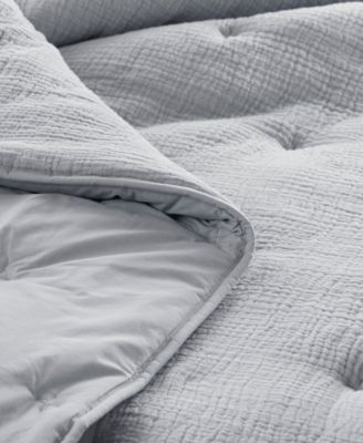 Harbor House Breeze Cotton Embroidered 3-Pc. Quilt Set, Full/Queen