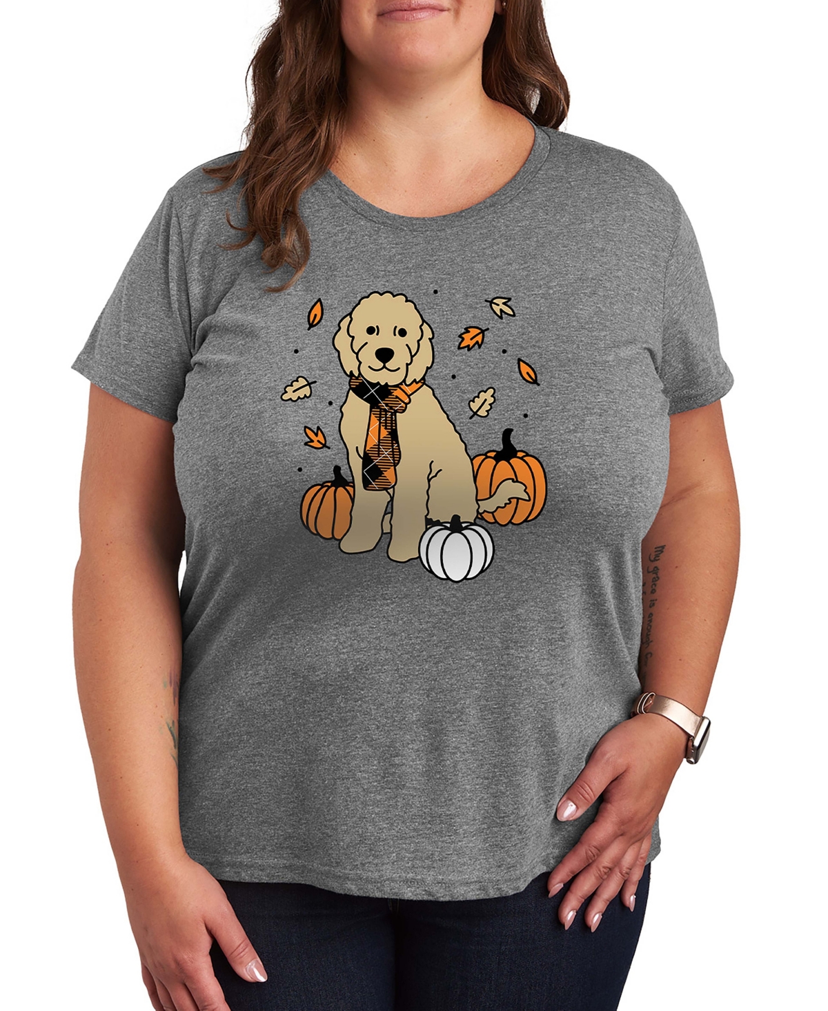 Hybrid Apparel Plus SizeGoldendoodle Women's Short Sleeve Graphic T-shirts