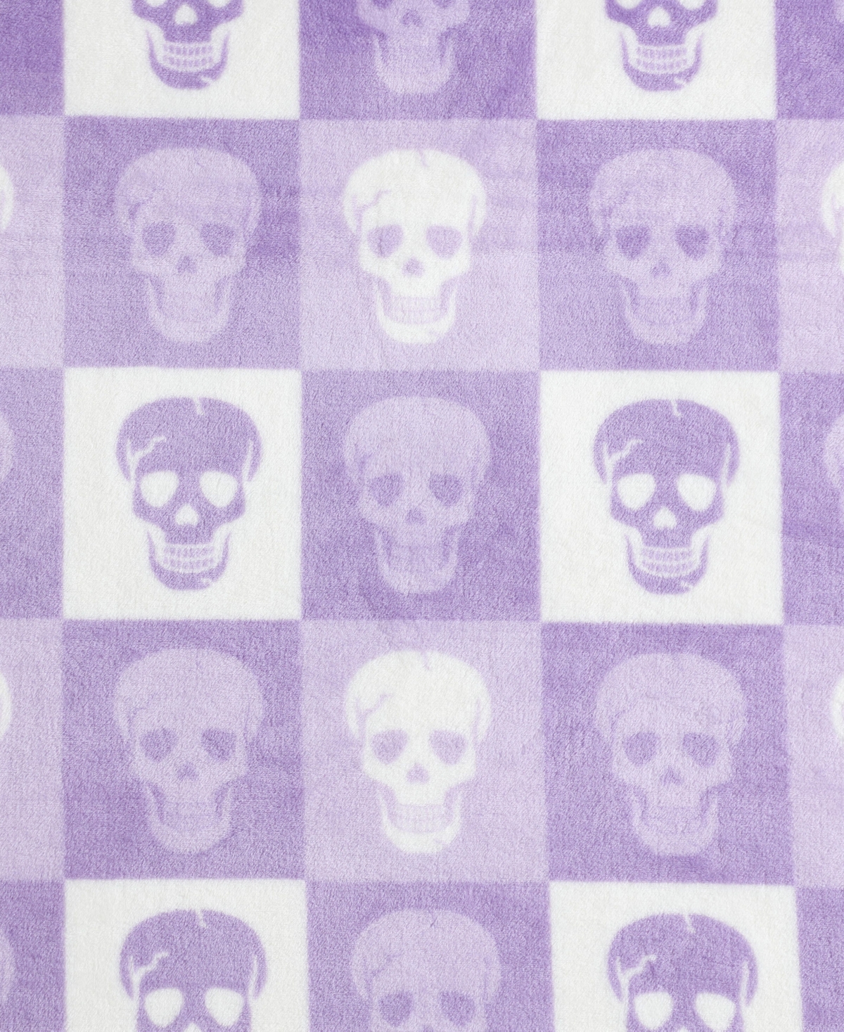 Betsey Johnson Halloween Printed Ultra Soft Plush Blanket, 70" X 50" In Purple