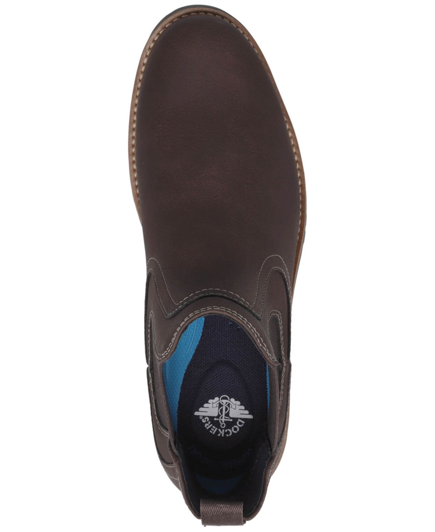 Мужские ботинки Dockers Camden Rugged Pull-On Chelsea, цвет: Чёрный — фото 9