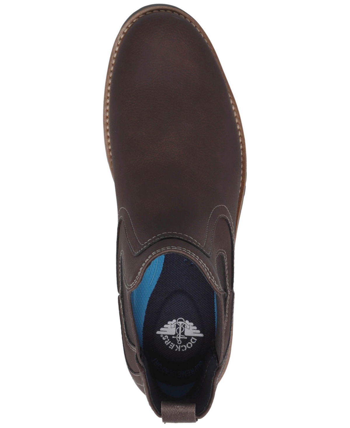 Dockers Mens Camden Rugged Chelsea Boot In Brown