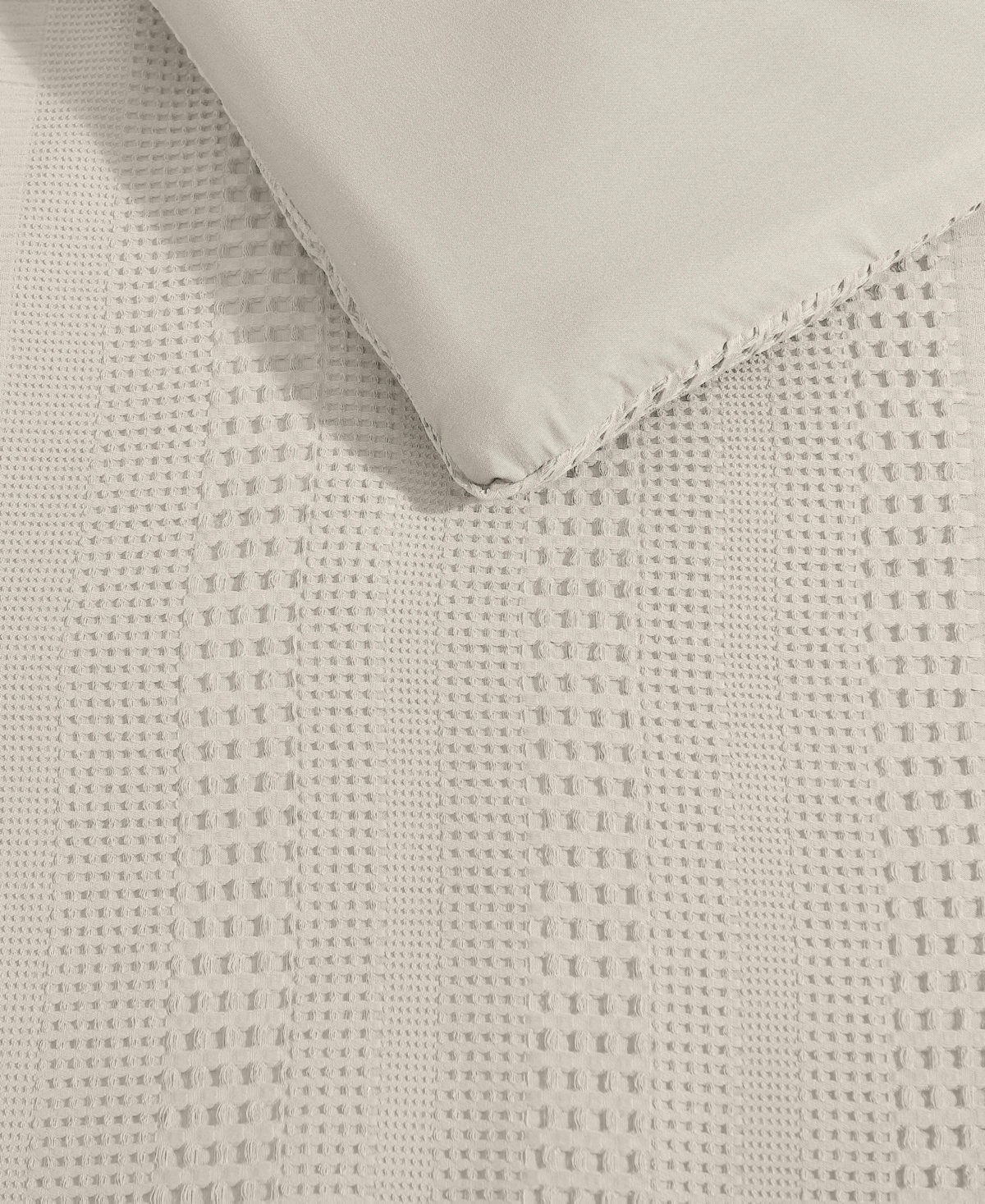 Kenneth Cole New York Solid Variegated Waffle -Pc. Comforter Set