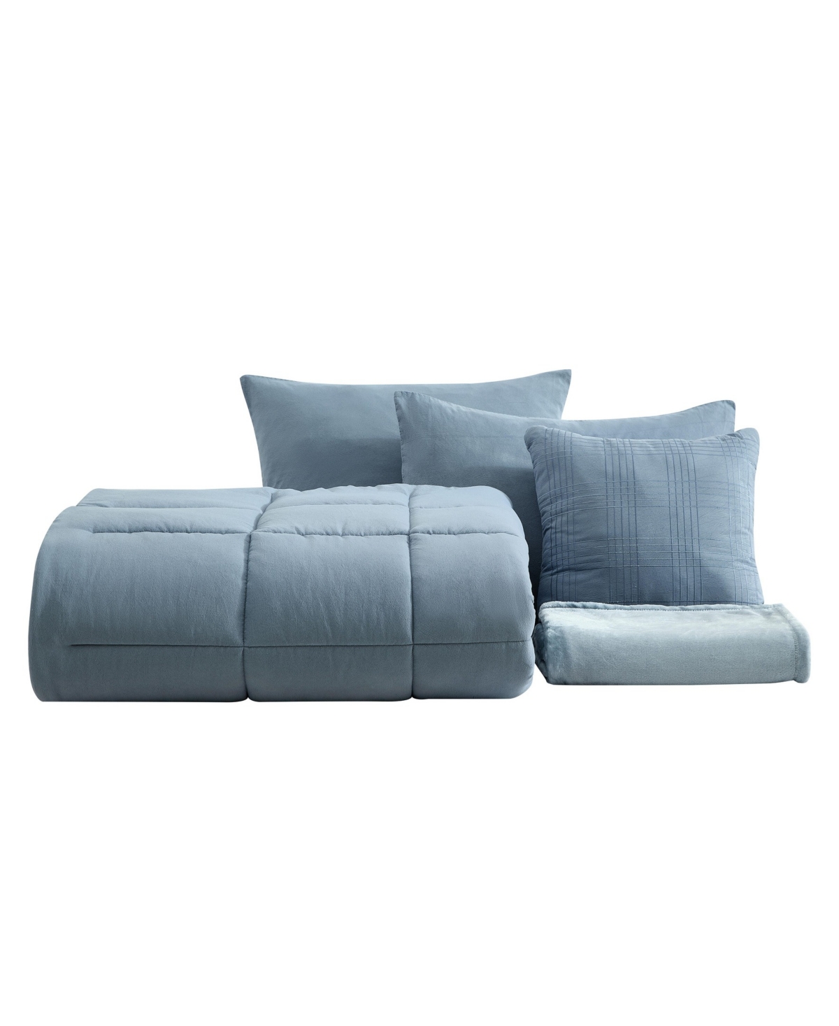 Kenneth Cole New York Solid Washed 5-Pc. Comforter Set