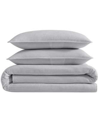 Solid Washed Channel Stitch 2-Pc. Quilt Set, Twin