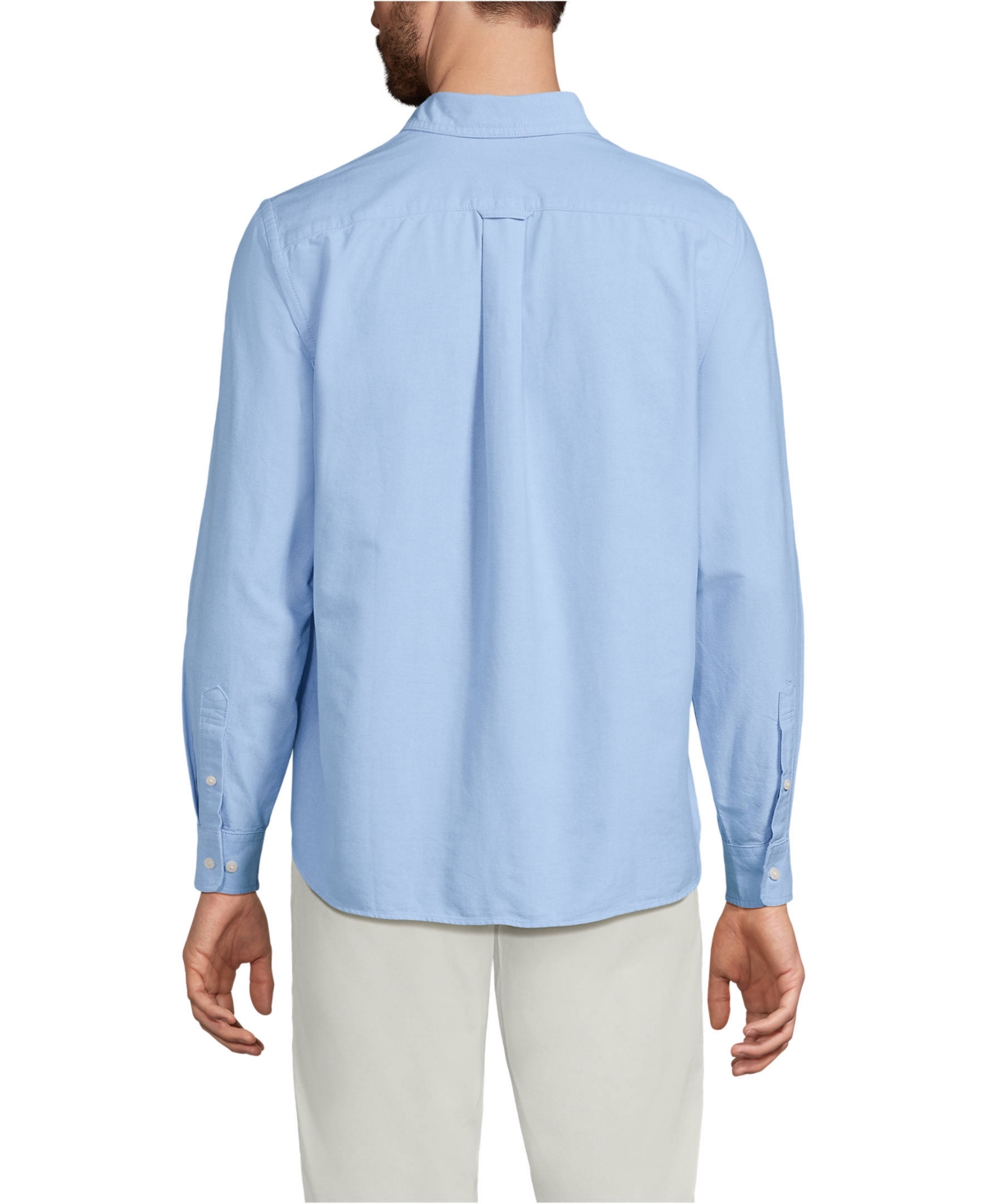 Lands' End Men's Long Sleeve Sail Rigger Oxford Shirt