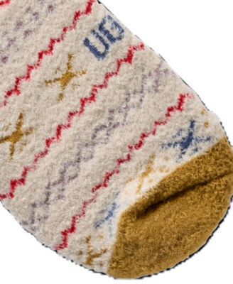 UGG Women's Leslie Fair Isle Graphic Crew Socks