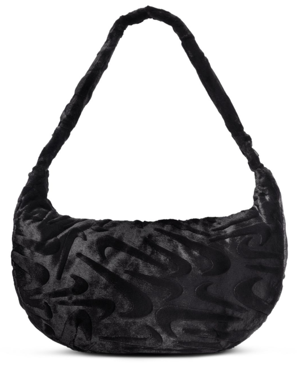 Nike Men's Sportswear Faux Fur Slouchy Bag
