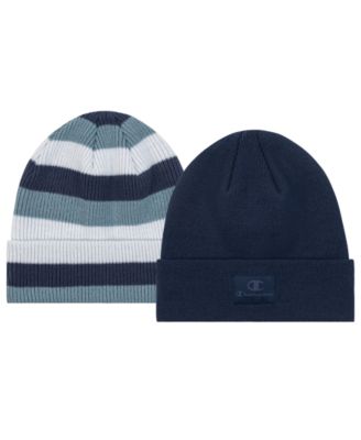 Men's 2-Piece Charlie Logo Embroidered Beanie Set