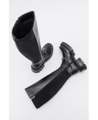 Chapel Buckle Stretch Boot (Women