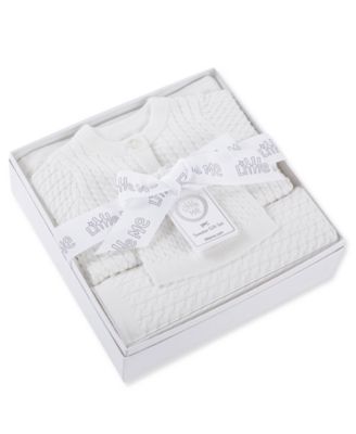 Baby Boys' and Girls' Cardigan, Blanket and Hat Gift, 3-Piece Set