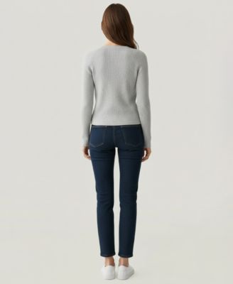 Soft by Women's Tulip Hem Cashmere Cardigan Sweater