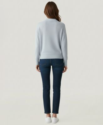 Soft by Women's Cashmere Lightweight Polo Sweater