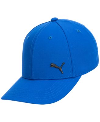 Men's Alloy Solid Color Cat Logo Stretch Fit Cap