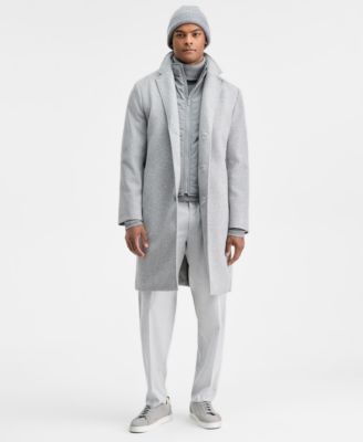 Alfani - Men's Brushed Pants, Turtleneck Sweater & Wool Coat