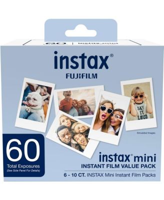 FUJIFILM Mini Instant Camera Film: 120 Shoots Total, Value Pack, (10 Sheets x 12) Includes Slinger Photo Album