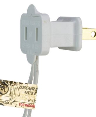 8.5' 10-Count White Snowman Paper Lantern Christmas Lights