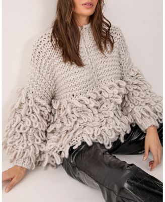 Women's Loopy Quarter Zip Sweater