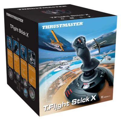 T. Flight Hotas X Joystick and Throttle for PC and PlayStation 3, Black