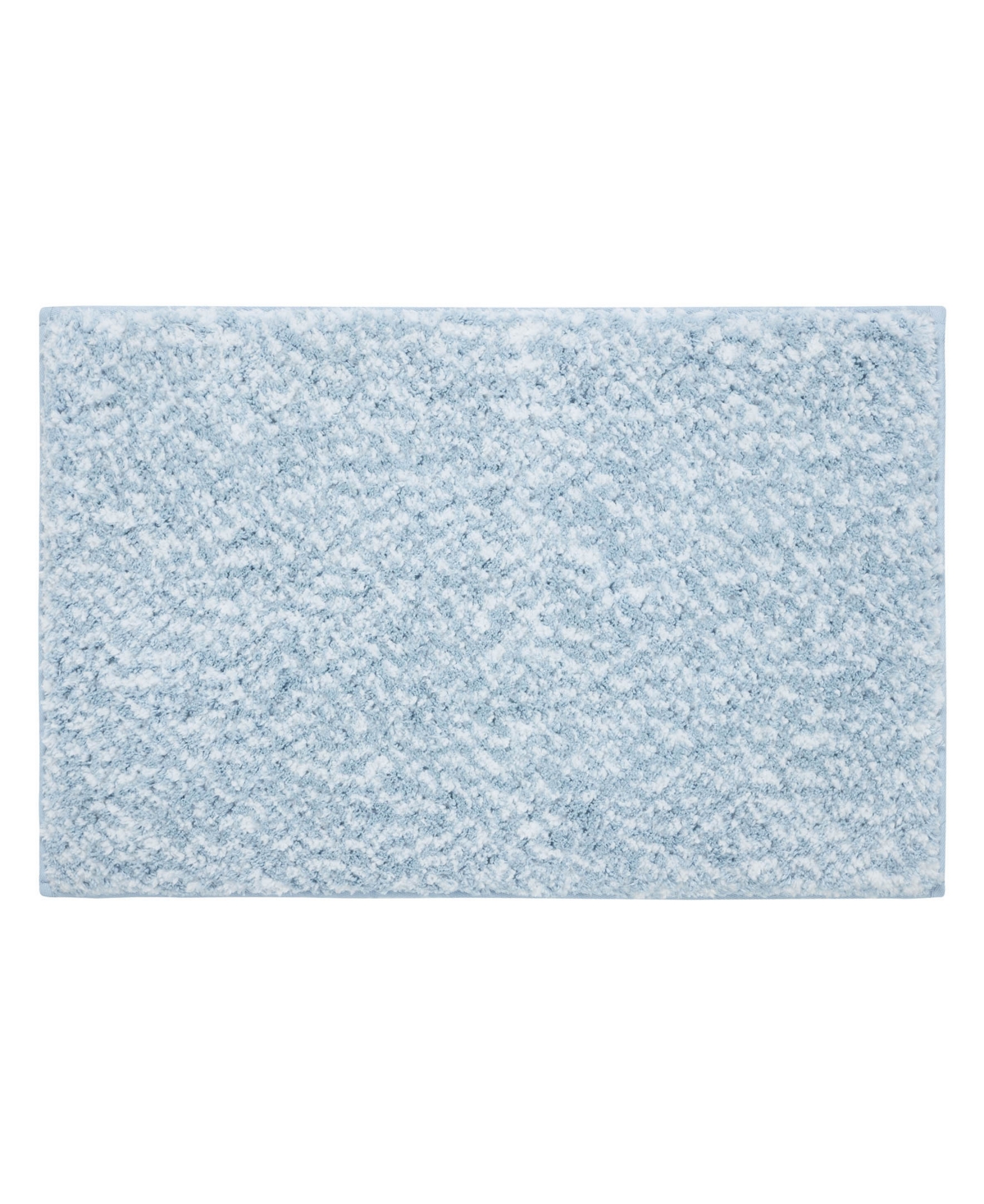Vcny Home Heathered Memory Foam Bath Rug In Blue